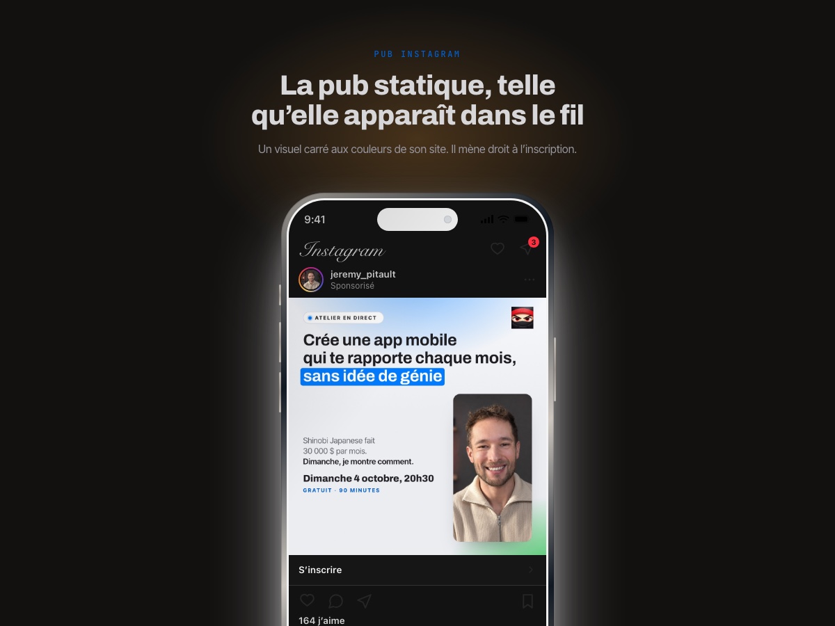 Aperçu : créa statique